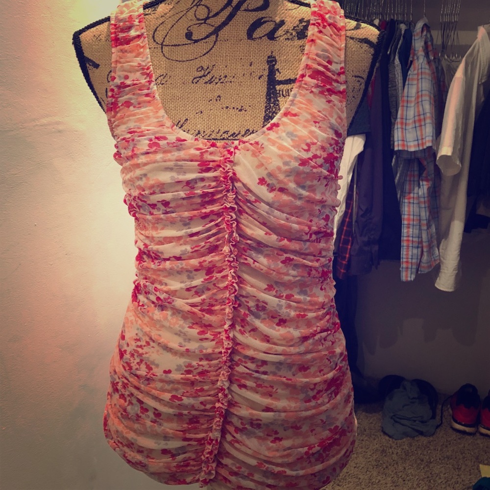 Express floral tank. Never worn!